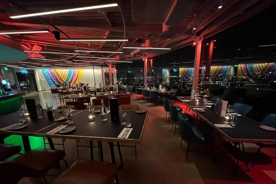 Gravity Bar Sit-Down Set up