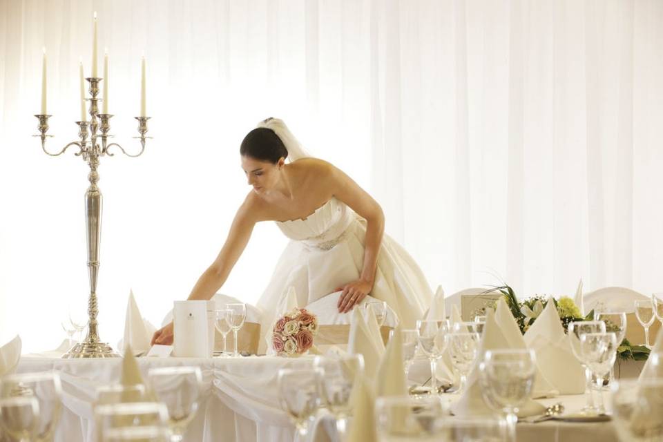 Bride Table Setting