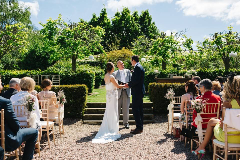 Ceremony in the Sunken Garden