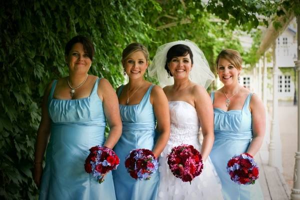 The Bride and her Bridesmaids