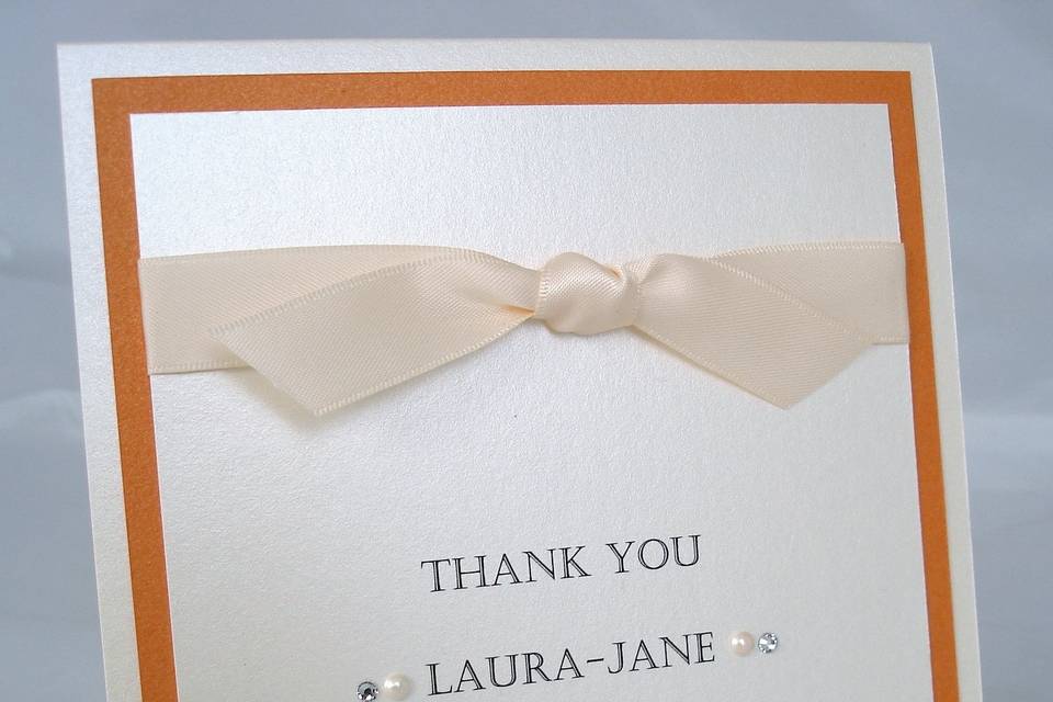 Bridesmaid Thank You Card