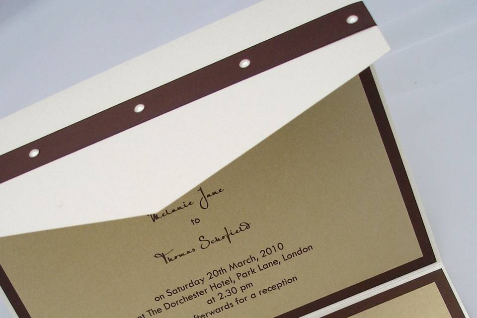 Monroe Pocket Style Invitation