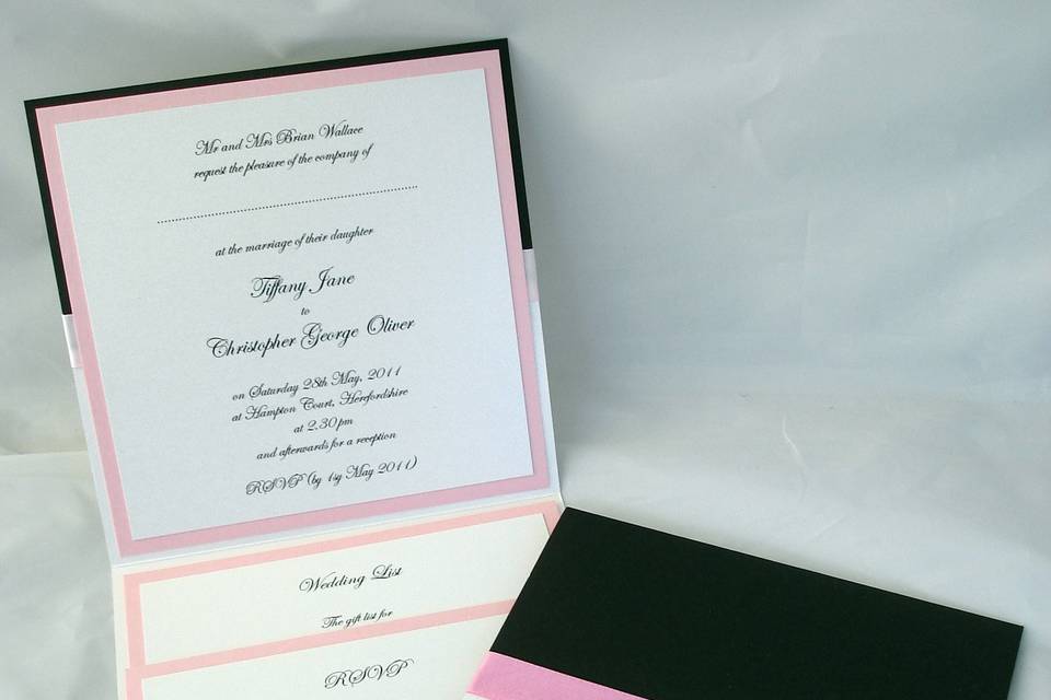 Peppard Pocketfold Invitations