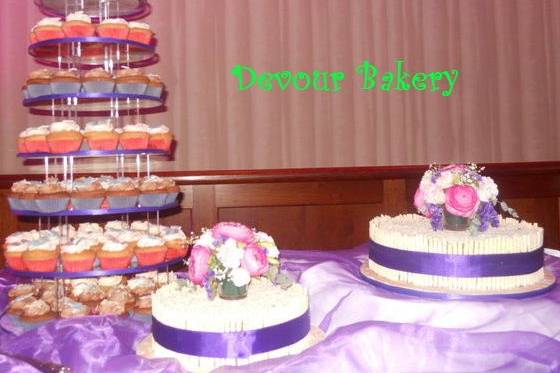 Cupcake wedding cake
