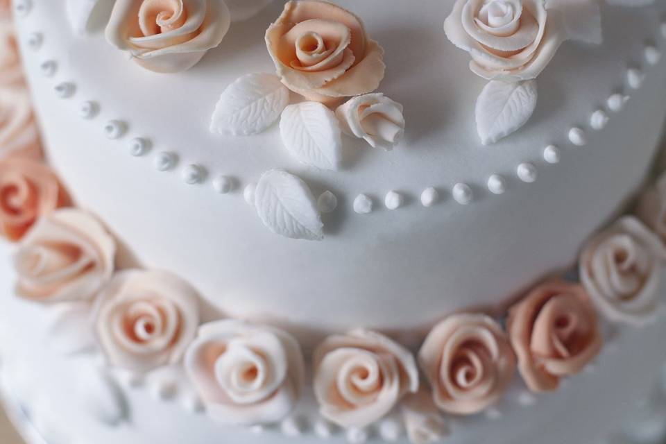 Two Tier Wedding Cake