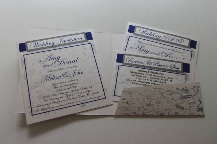 On Silver Pond Wedding Stationery