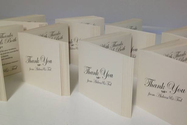 Wedding Thank You Cards