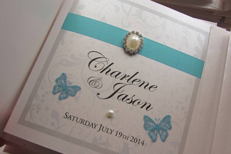 On Silver Pond Wedding Stationery