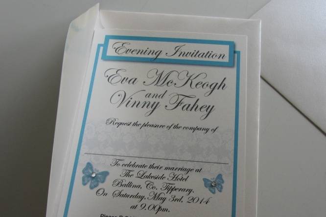 On Silver Pond Wedding Stationery