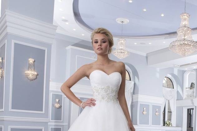 Lillian West collection in the O'Brien Bridal Couture