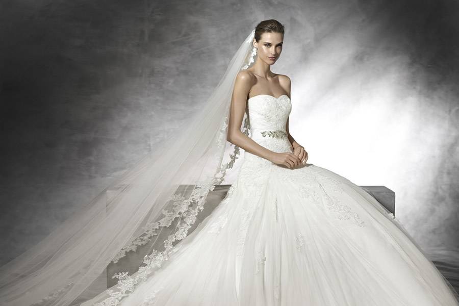 Extravagant gowns by Pronovias