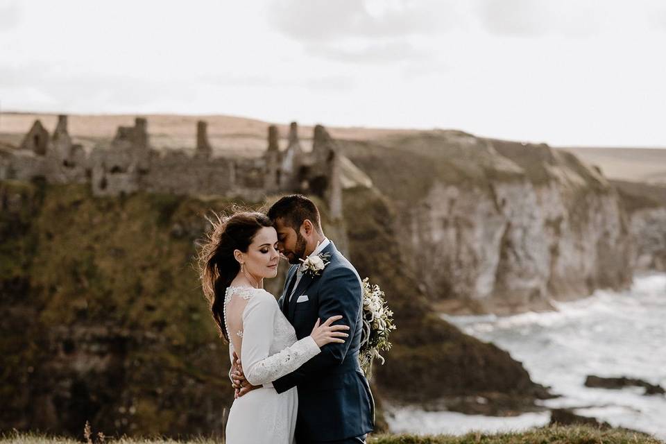 Elopement at Dunluce Castle, NI