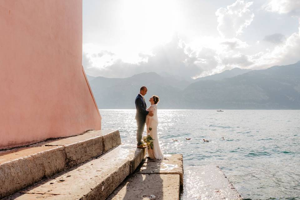 Lake Garda epic castle wedding