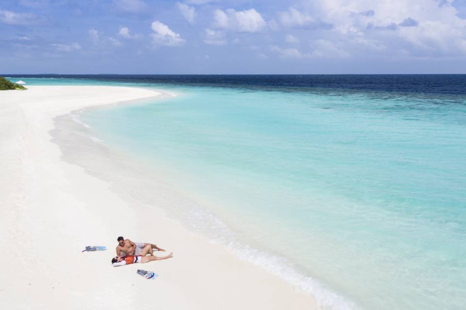 Maldives sandy beaches