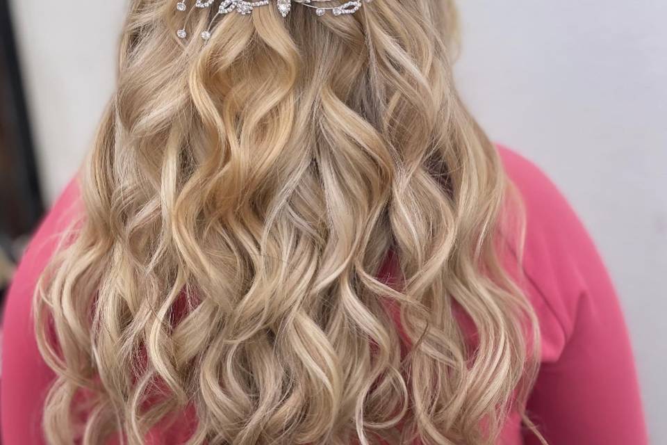 Boho curls & braids