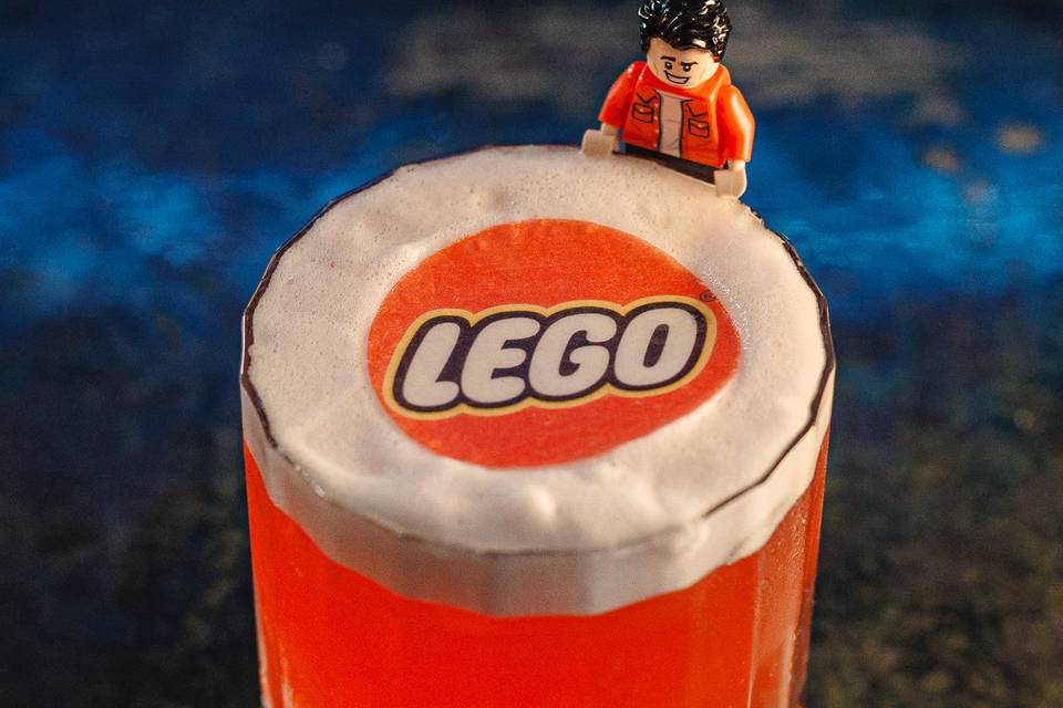 Lego Cocktail Topper