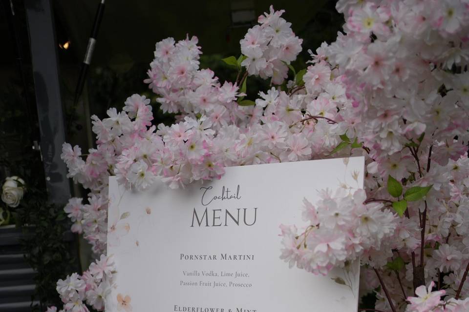 Personalised Menus