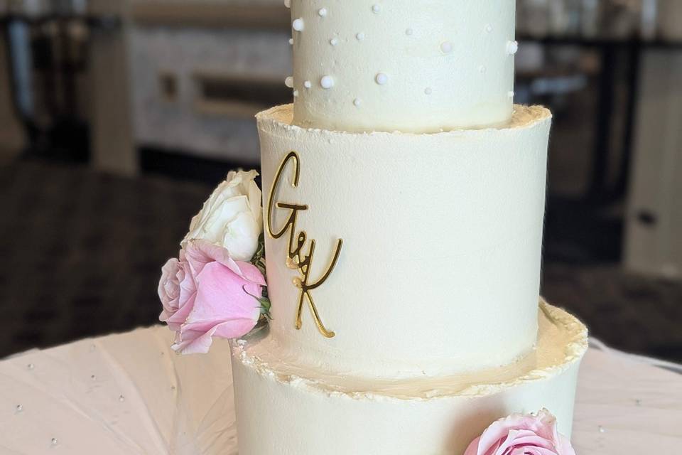 3 Tier wedding cake