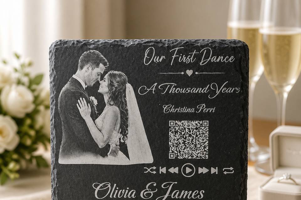 First Dance with Photo Slate P